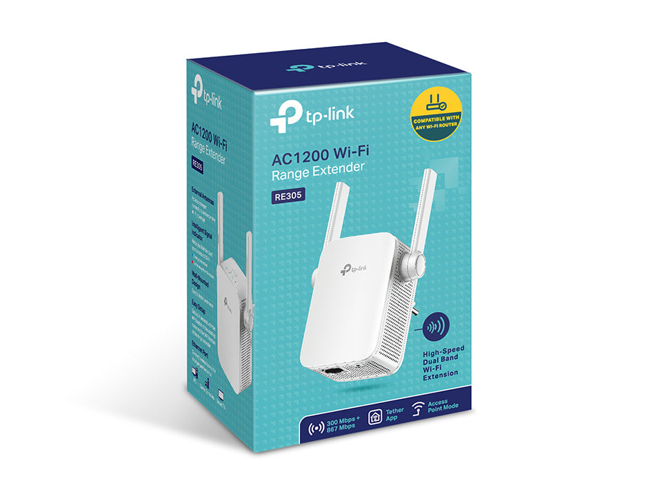 Επαγγελματικός Επαναλήπτης Σήματος Wi-Fi TP-LINK AC1200