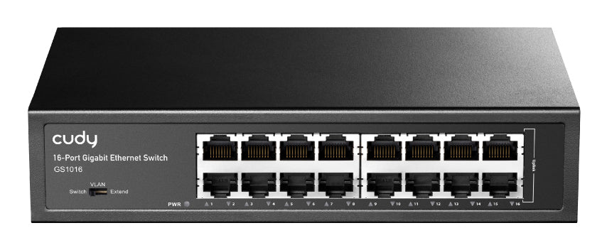 Διακόπτης δικτύου Cudy GS1016 Gigabit Ethernet (10/100/1000) Μαύρος