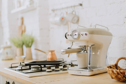 Ariete Vintage Espresso Machine, beige