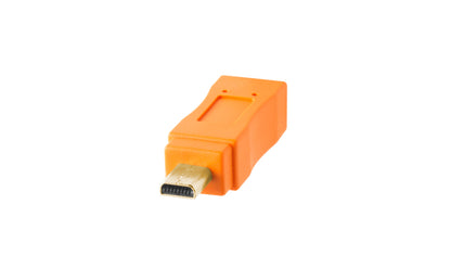 Tether Tools TetherPro USB 2.0 A to Mini-B 8 pin 15 ORG