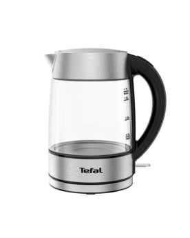 Tefal KI772D electric kettle 1.7 L 2400 W Stainless steel, Transparent