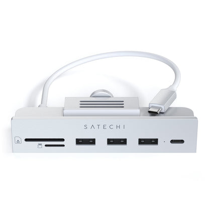 Satechi USB-C Clamp Hub for 24" iMac — Silver