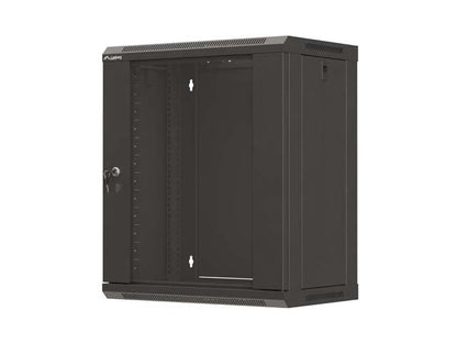 Lanberg WF03-5312-10B rack cabinet 12U Wall mounted rack Black