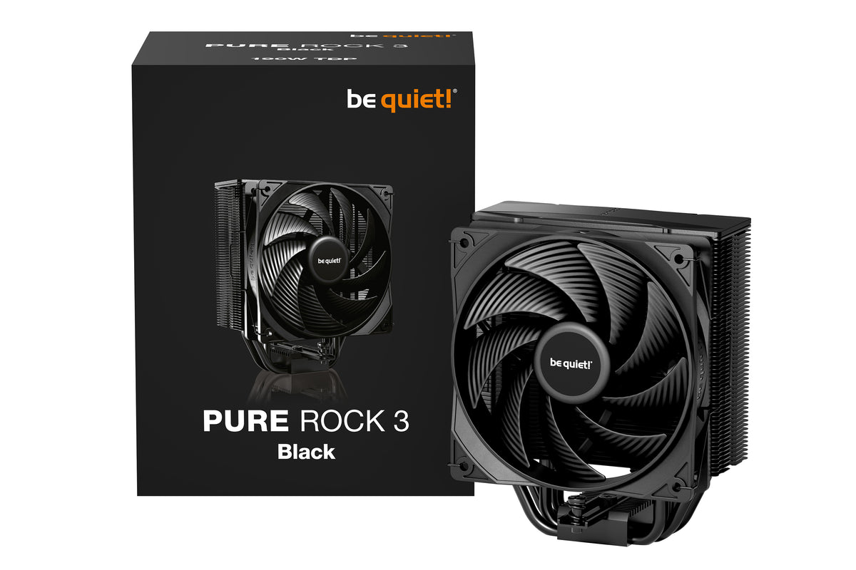 be quiet! Kühler PURE ROCK 3 Black