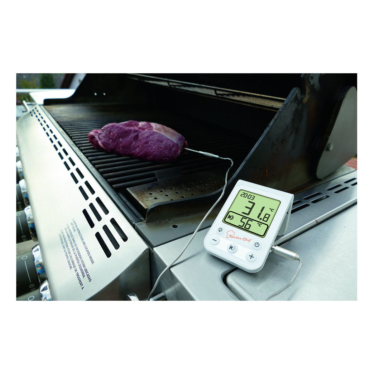 TFA 14.1510.02  Kitchen Chef Digital BBQ Meat Thermometer