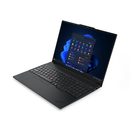 Lenovo ThinkPad E16 Gen 3 (Intel) Copilot+ PC — Intel Core Ultra 7, 16" WUXGA, 16 GB LPDDR5x, 512 GB SSD, Wi‑Fi 6E, Windows 11 Pro — Black