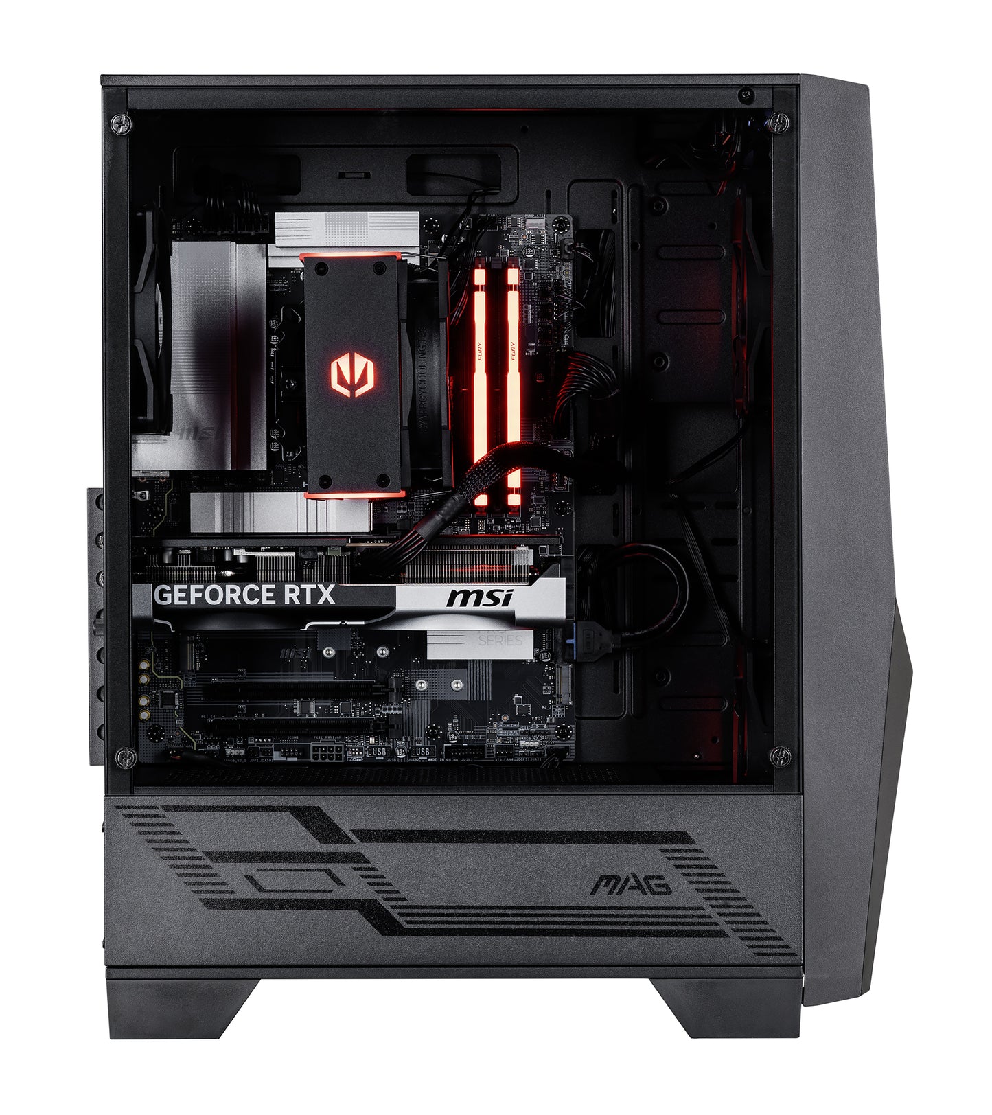 Actina 5901443421610 Η/Υ με Επεξεργαστή AMD Ryzen™ 7 8700F, Μνήμη 32 GB DDR5-SDRAM, Δίσκος SSD 1 TB, Κάρτα Γραφικών NVIDIA GeForce RTX 5060, Midi Tower Μαύρου Χρώματος