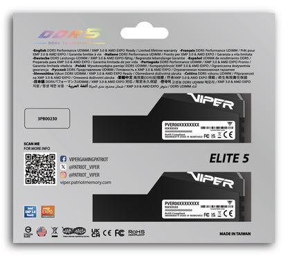 Patriot Viper Elite5 Ultra DDR5 2x16GB 6000MHz CL28