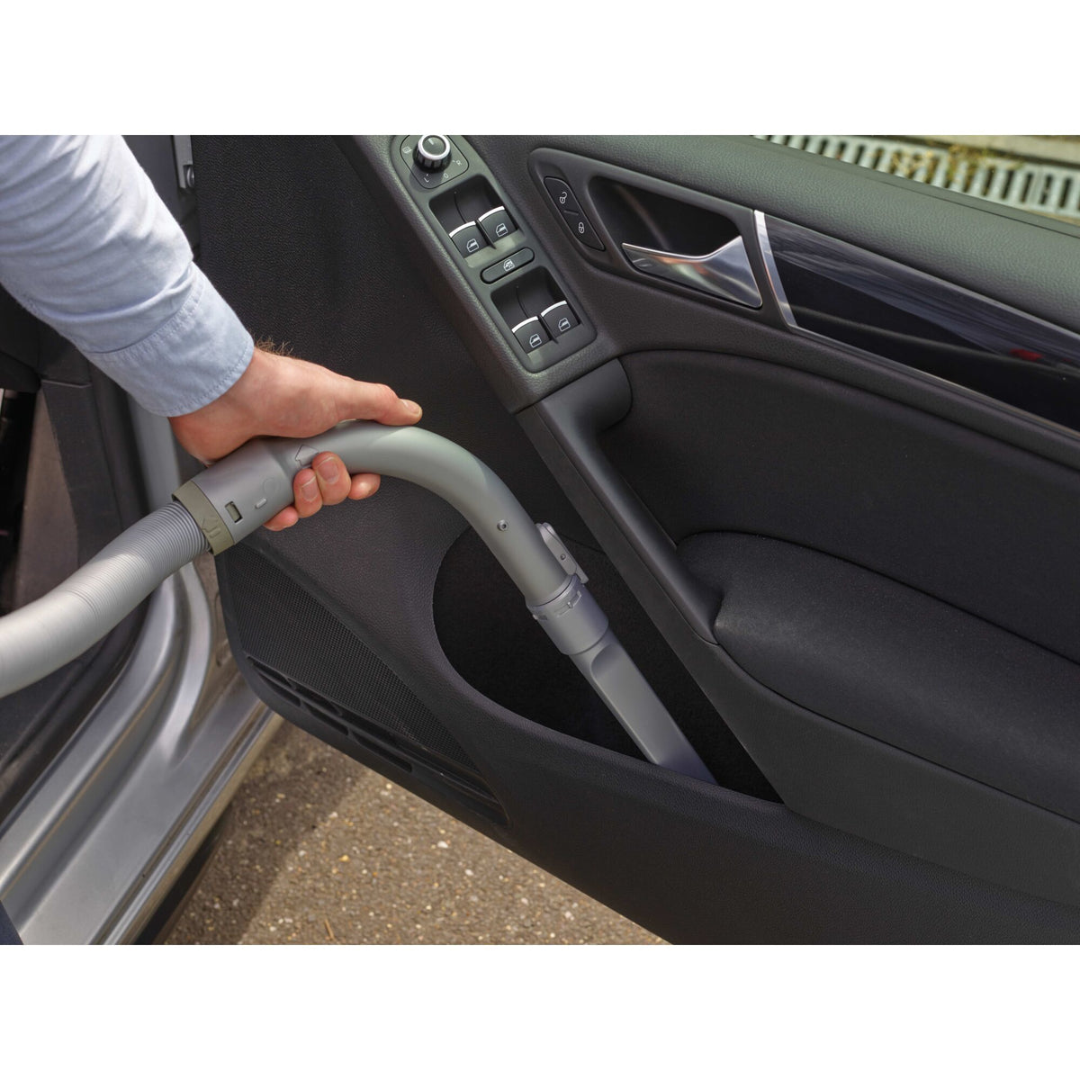 Φορητή ηλεκτρική σκούπα Black & Decker PD1200AV-XJ χωρίς σακούλα σε γκρι και πορτοκαλί χρώμα