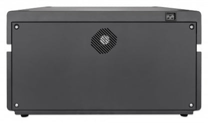 Manhattan iPad to 11" 20-bay Charging Cabinet Desktop via USB-C, Also other tablets and smartphones (with device to USB-C cable), Bays 264x22x235mm, Device charging cables not included (suggest USB-C cable 354868), Cart, Lockable, EU/UK power cords