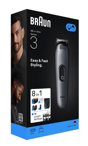 Braun AIO3540 8-in-1 Beard & Hair Trimmer
