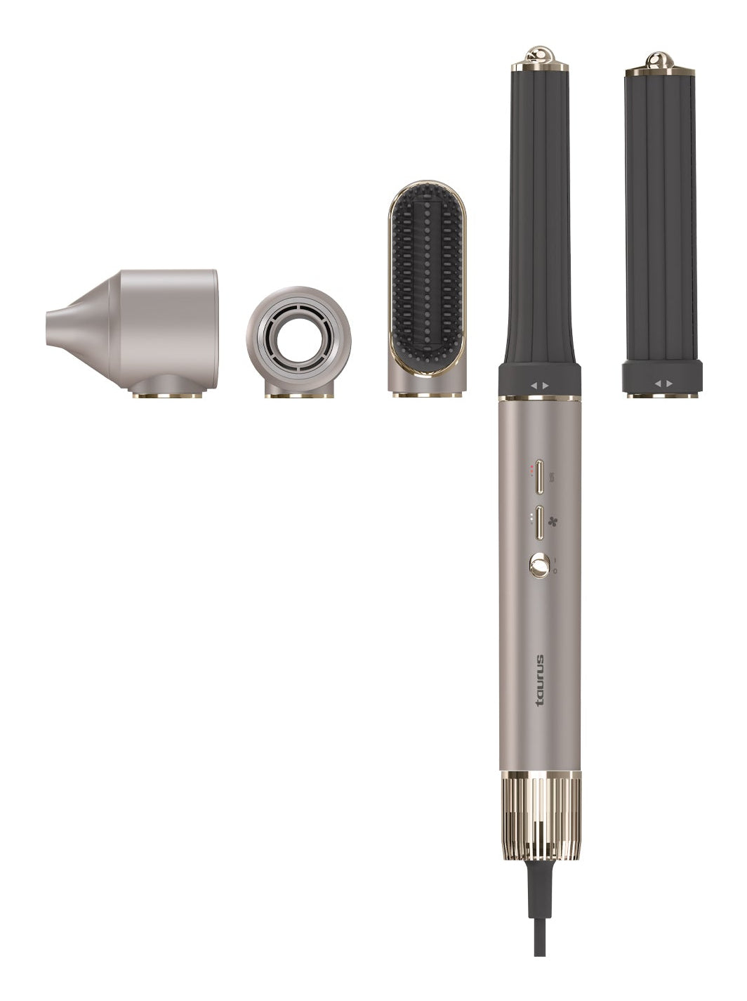 Taurus AIRWAVE DIGITAL PRO Multistyler Airflow Bronze 1300 W with 1.8 m Cord