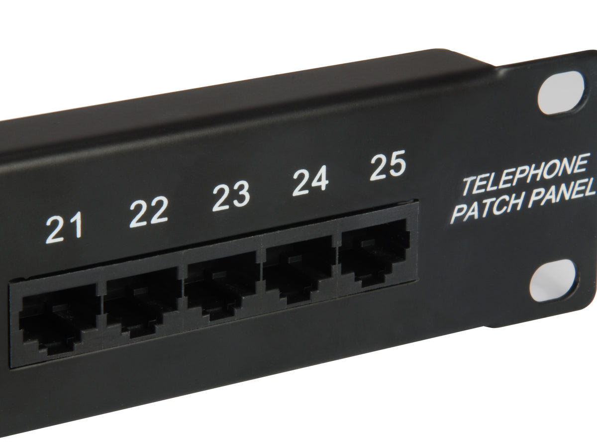 Equip 19" Patchpanel 25xRJ45 Cat3  UTP 1U       ISDN RAL9005