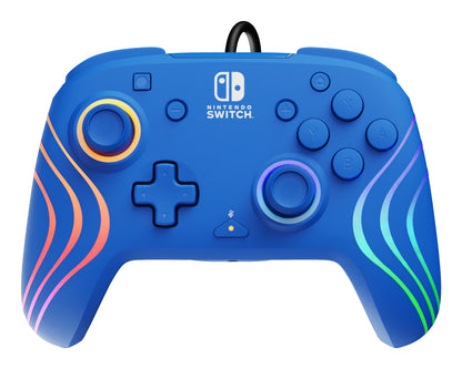 PDP Afterglow Wave Controller - Blue - Nintendo Switch