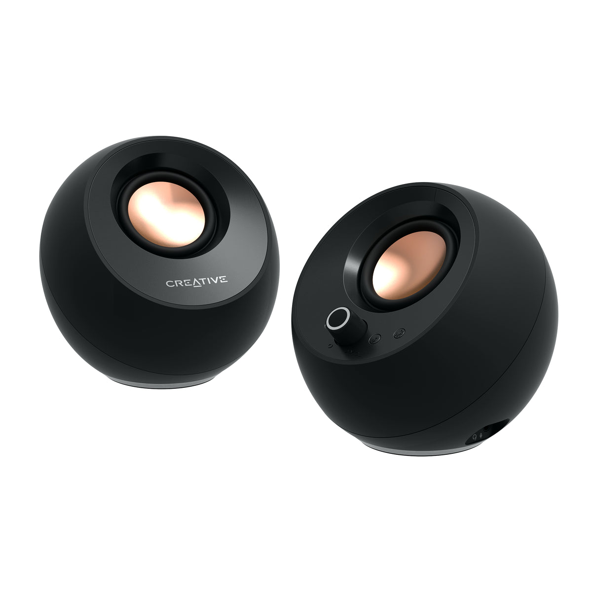 Creative Aktivbox Pebble Pro 2.0 Bluetooth 5.3 RGB Schwarz
