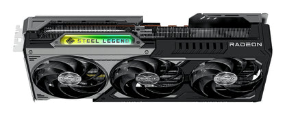 ASRock AMD Radeon™ RX 9070 XT Steel Legend Dark 16GB graphics card