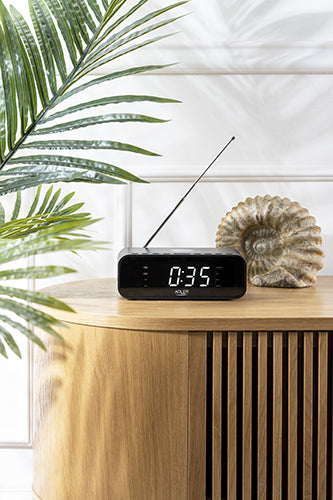 ADLER AD 1192b radio alarm clock black