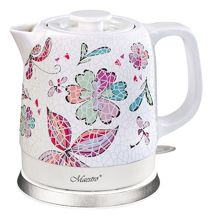Ceramic electric kettle MAESTRO MR-068 1,5L 1500W (MR-068-FLOWERS)