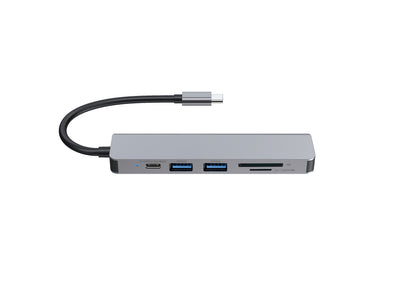 CONCEPTRONIC  6-1 Dock USB-C->HDMI/2xUSB-A/SD/TF/+   15cm gr