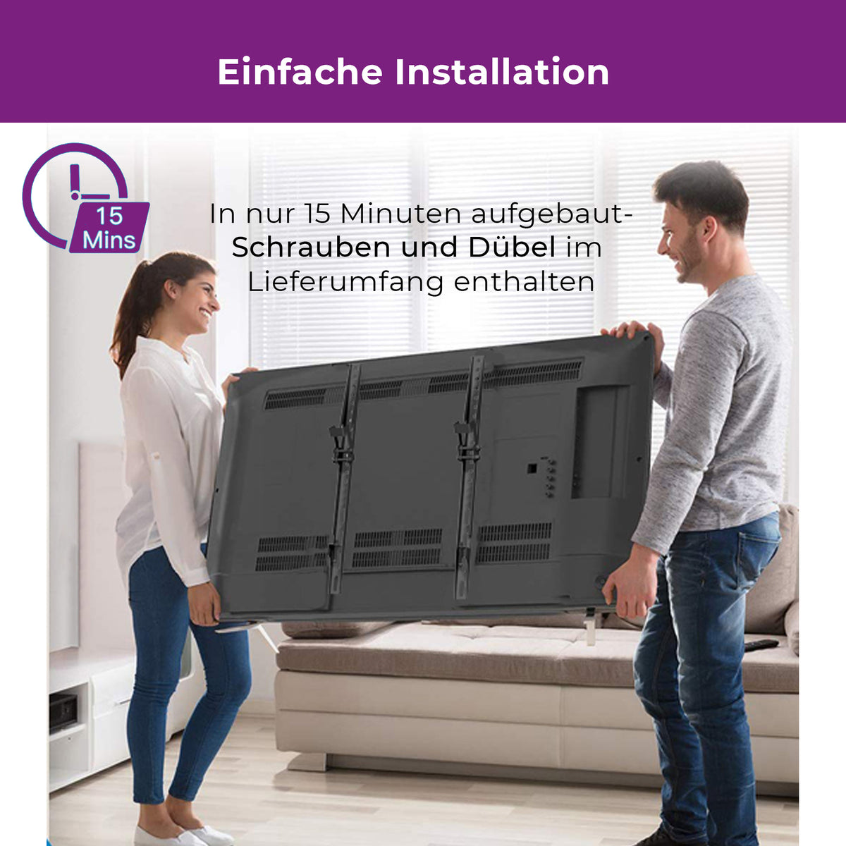 Ultron Wandhalterung Flatscreen WM200 32-60"  Neigung/Winkel