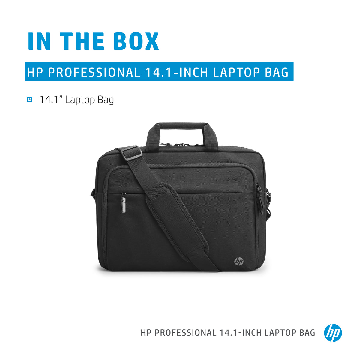 HP Professional 14.1-inch Laptop Bag - Black Messenger Case