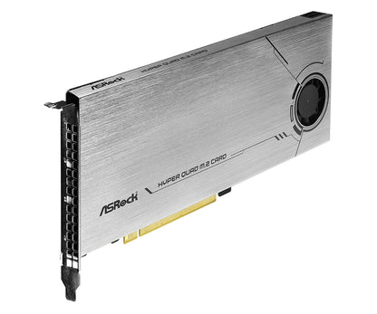 ASRock Hyper Quad M.2 Card PCIe Gen4 x16 for 4x SSD