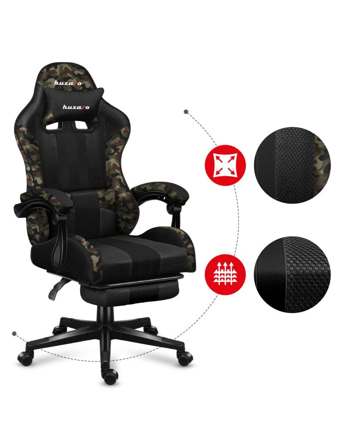 HUZARO FORCE 4.7 ΚΑΜΟΥΦΛΑΖ ΔΙΧΤΥΩΤΗ ΚΑΡΕΚΛΑ GAMING