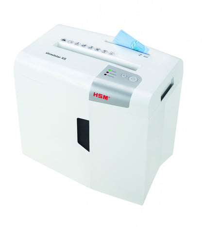 Καταστροφέας εγγράφων HSM shredstar X5, κοπή 4,5 x 30 mm με ξεχωριστό μηχανισμό κοπής CD