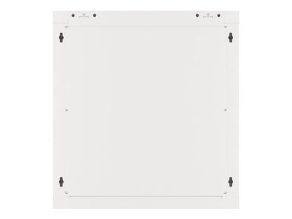 Lanberg wall-mounted installation rack cabinet 19'' 12U 600x600mm gray (glass door)