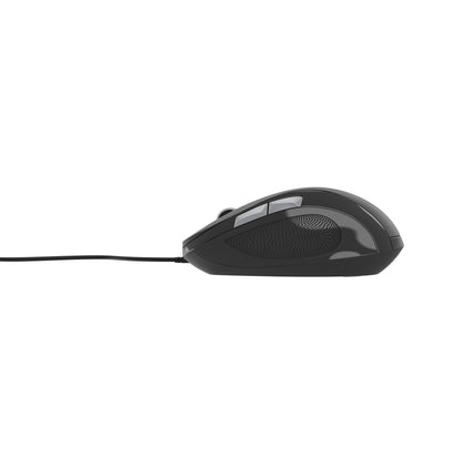 Gembird MUS-6B-01 mouse Ambidextrous USB Type-A Optical 1600 DPI