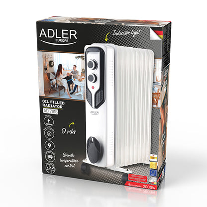Oil heater ADLER AD 7816 9 fins