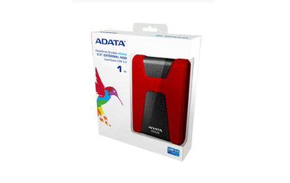 Εξωτερικός Σκληρός Δίσκος ADATA DashDrive Durable HD650 1000 GB Κόκκινος