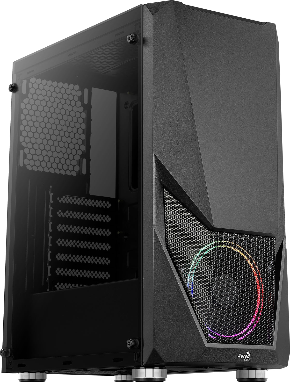 Aerocool PGS Zauron FRGB-G-BK-V1 Black PC Case