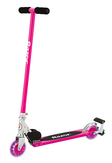 Razor S Spark Sport Classic Kids Scooter, Black and Pink