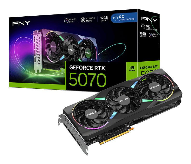 PNY GeForce RTX 5070 EPIC-X RGB OC NVIDIA 12 GB GDDR7