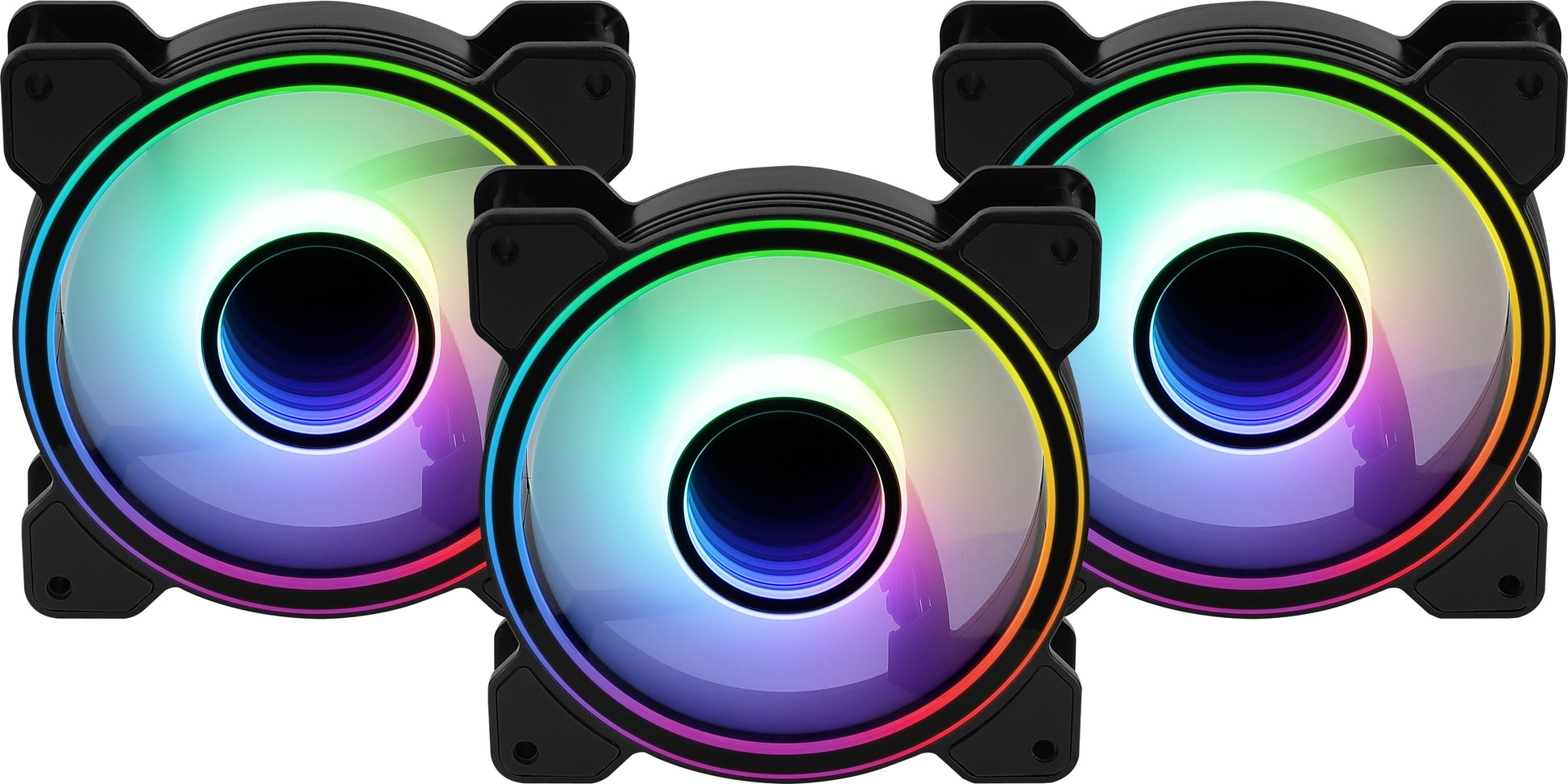 Σετ Ψύξης Κουτιού Υπολογιστή Aerocool Mirage 12 ARGB Pro 12 εκ., Μαύρο