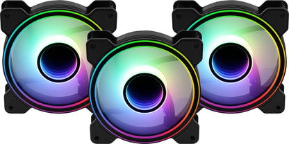 Σετ Ψύξης Κουτιού Υπολογιστή Aerocool Mirage 12 ARGB Pro 12 εκ., Μαύρο
