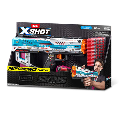 ZURU XSHOT Skins Fury-X (inkl. 40 Half-Darts)