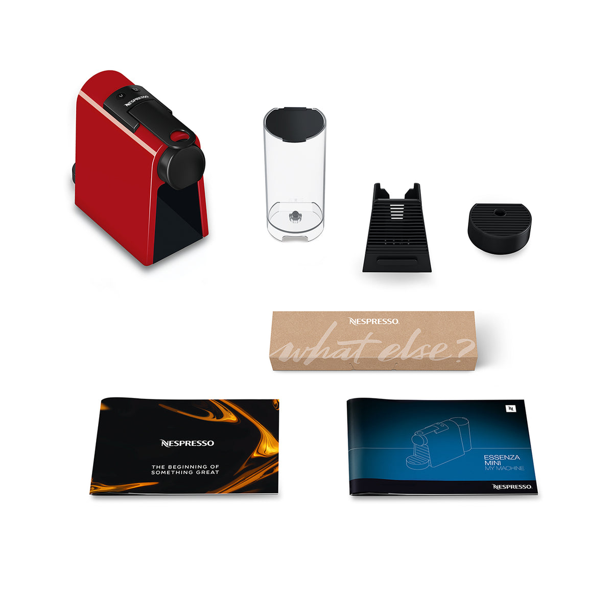Nespresso Essenza Mini EN 85.R by DeLonghi, Red