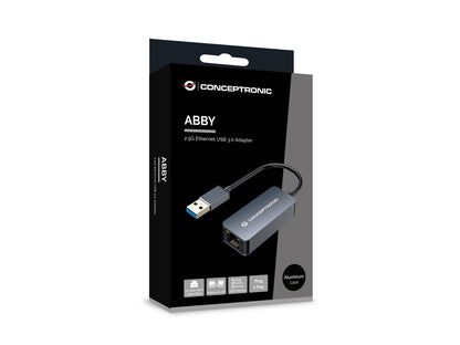 CONCEPTRONIC Adapter USB-A3.0->2.5GbE WoL      5Gbs 0.14m sw