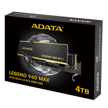 ADATA LEGEND 960 MAX M.2 4TB PCIe 4.0 3D NAND NVMe SSD