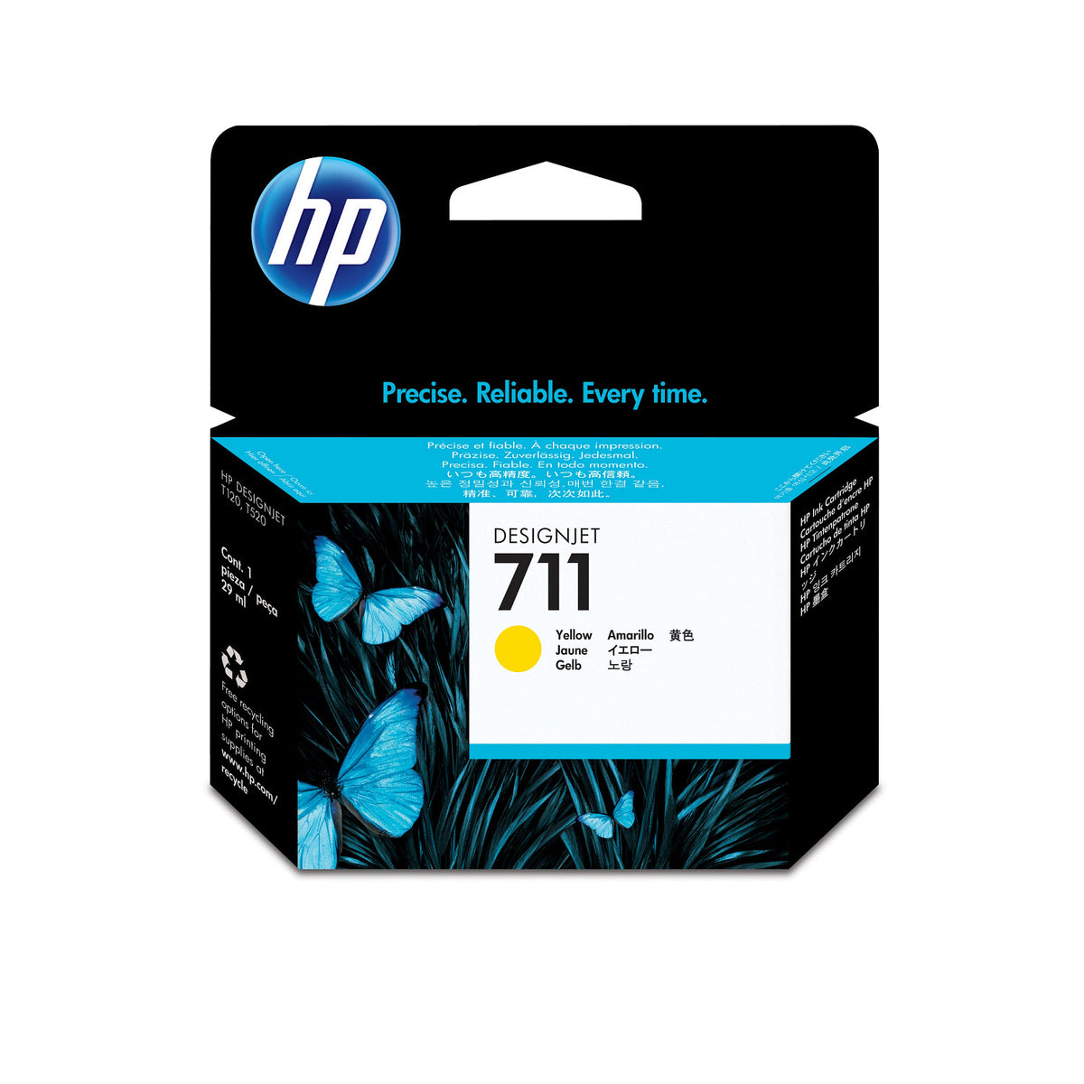 HP 711 Yellow Ink Cartridge