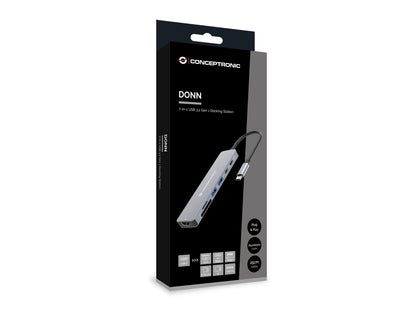 CONCEPTRONIC  7-1 Dock USB-C->HDMI/USB-C/2xUSB-A/+   25cm gr