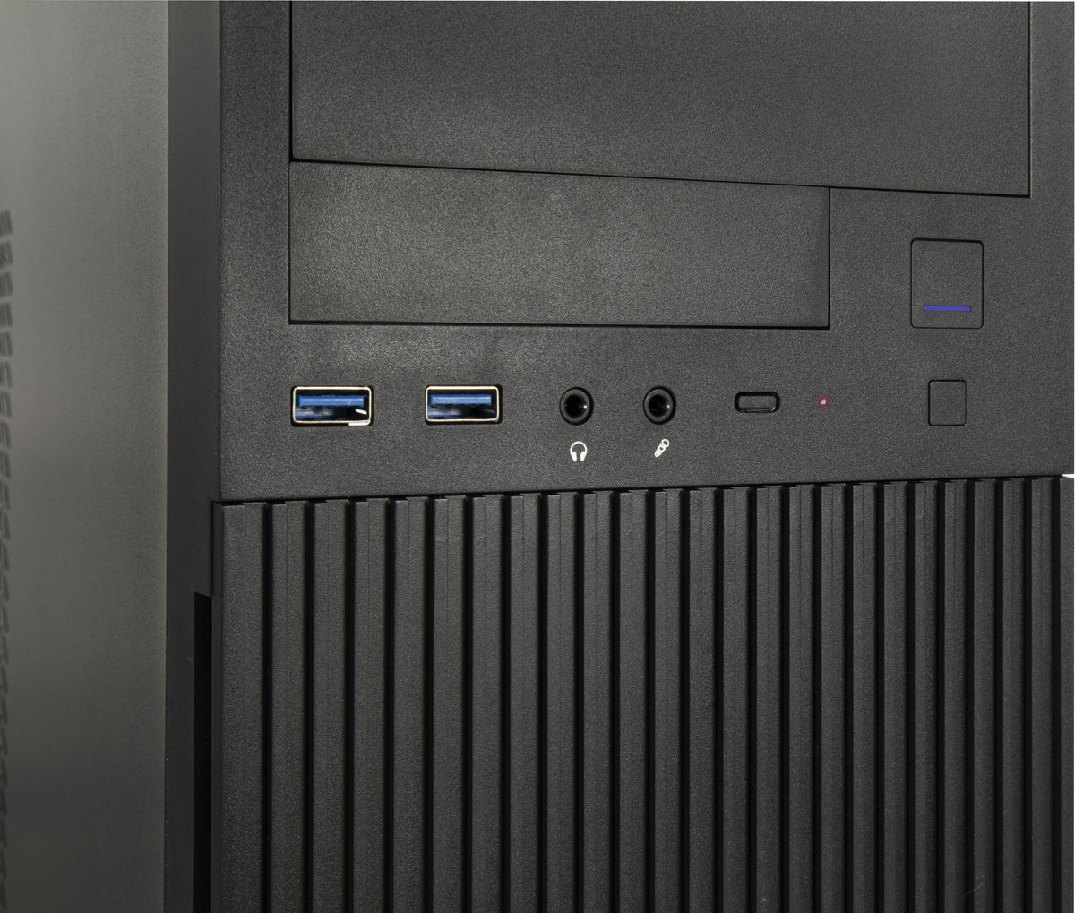 Inter-Tech Geh IT-2815 black Midi-Tower Linear
