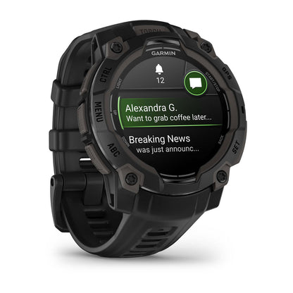 Garmin Instinct 3 AMOLED 1.2" (45 mm) Digital Touchscreen - Black, 390 x 390 px, GPS