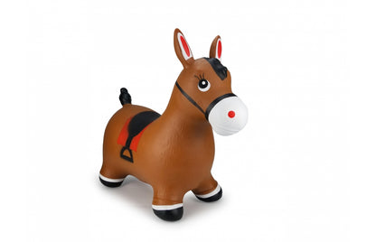 Jamara Hüpftier Horse, Brown, with Pump, 1+