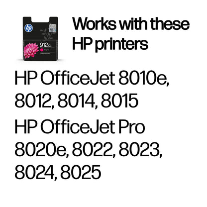 HP 912XL    Magenta             Tintenpatrone 10,4ml