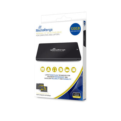 MediaRange MR1001 120 GB (schwarz, SATA 6 Gb/s, 2,5")