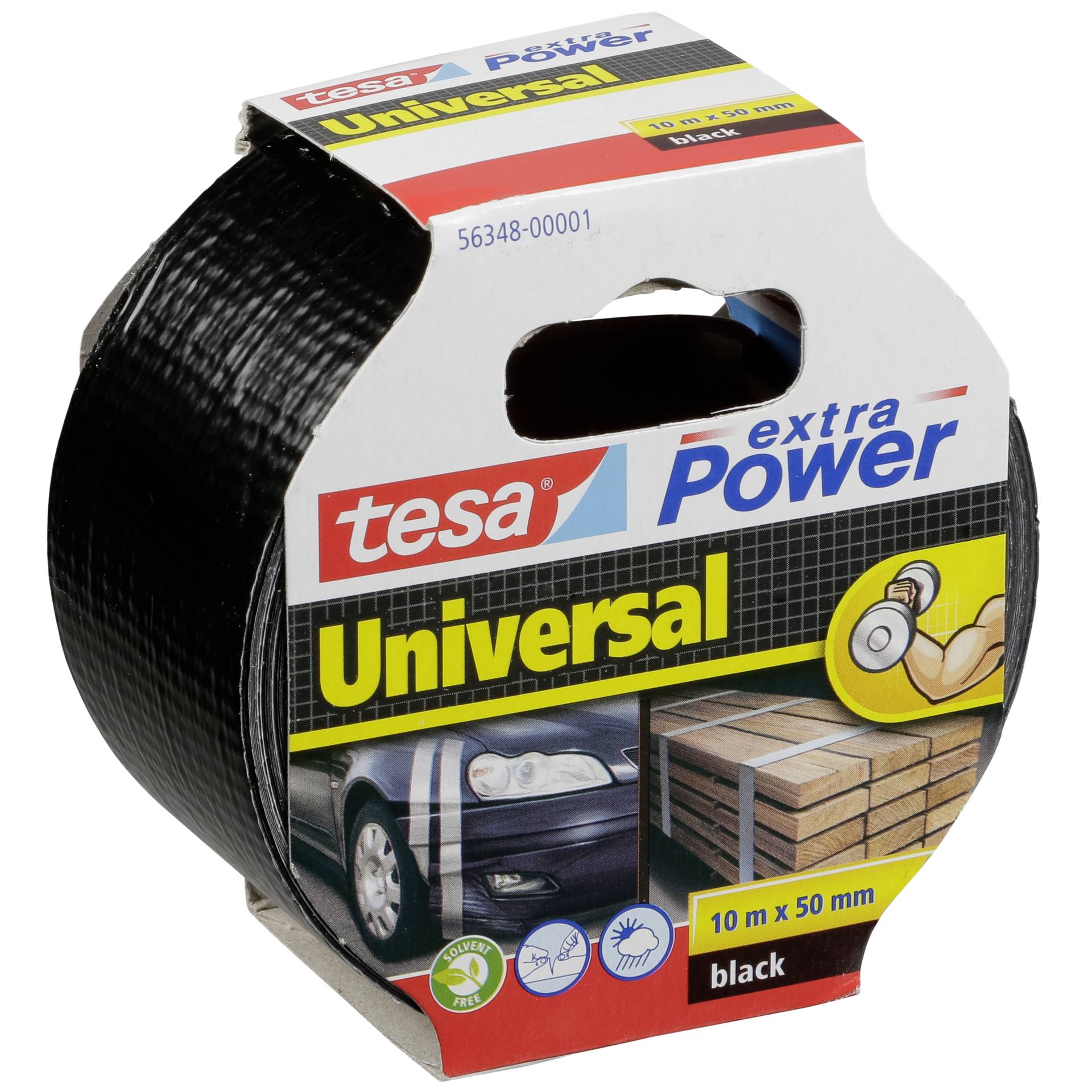 Tesa Tape Extra Power Universal 50 mm x 10 m Μαύρο