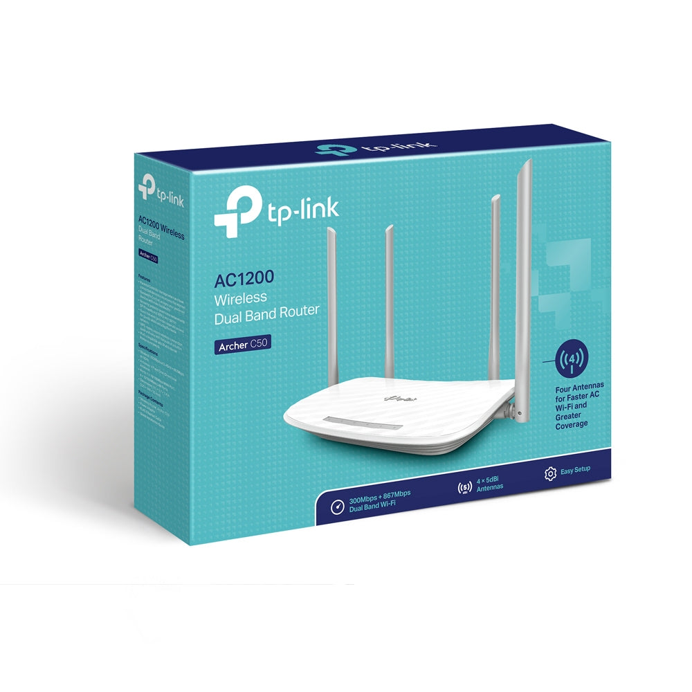 Δρομολογητής TP-Link Archer C50 (ΕΕ) Έκδοση 4.2